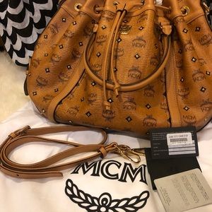 MCM leather 2way bag